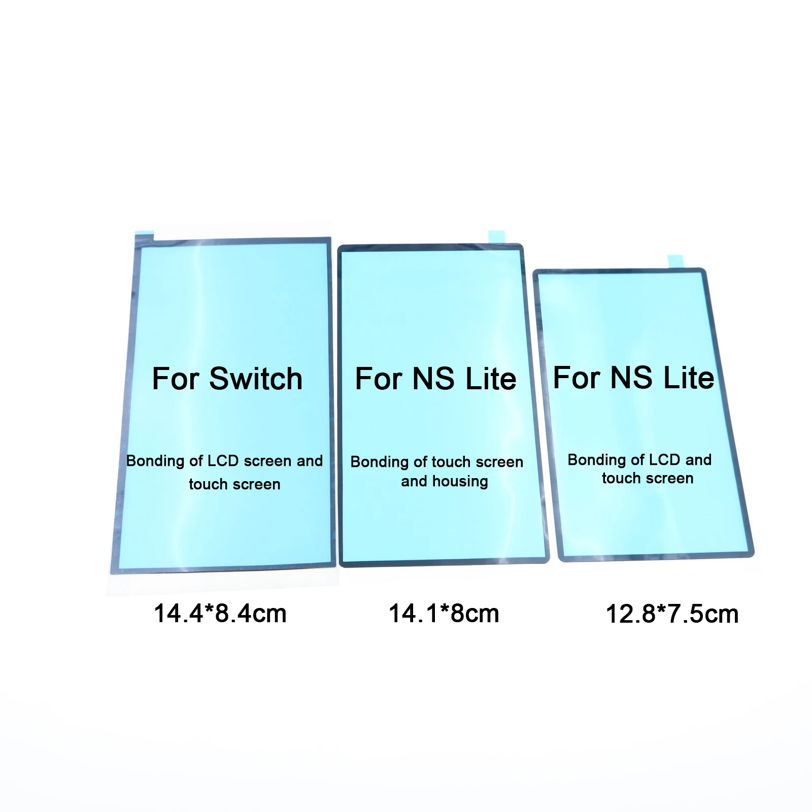 1PC LCD Touch Screen Dustproof Sponge Pad Double Sided Adhesive Pad Rubber Frame Parts For Switch /NS Lite Game Host