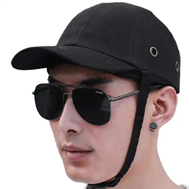 Motorcycle Helmet Half Helmet Adjustable Bike Baseball Caps Helmet MTB Bicycle Helmet Caps Outdoor Sports Hat For Men Women