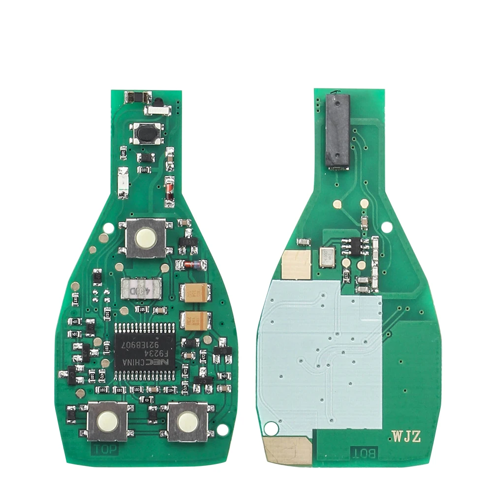 KEYYOU inteligentny zdalny kluczyk do samochodu Mercedes Benz rok 2000 + obsługuje oryginalne przyciski NEC i BGA 315MHz lub 433.92MHz 2/3/4