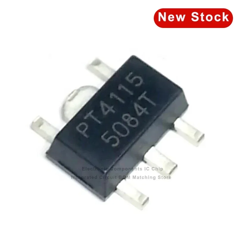 50PCS PT4115B89E SOT89-5 PT4115 SOT SOT-89 SMD