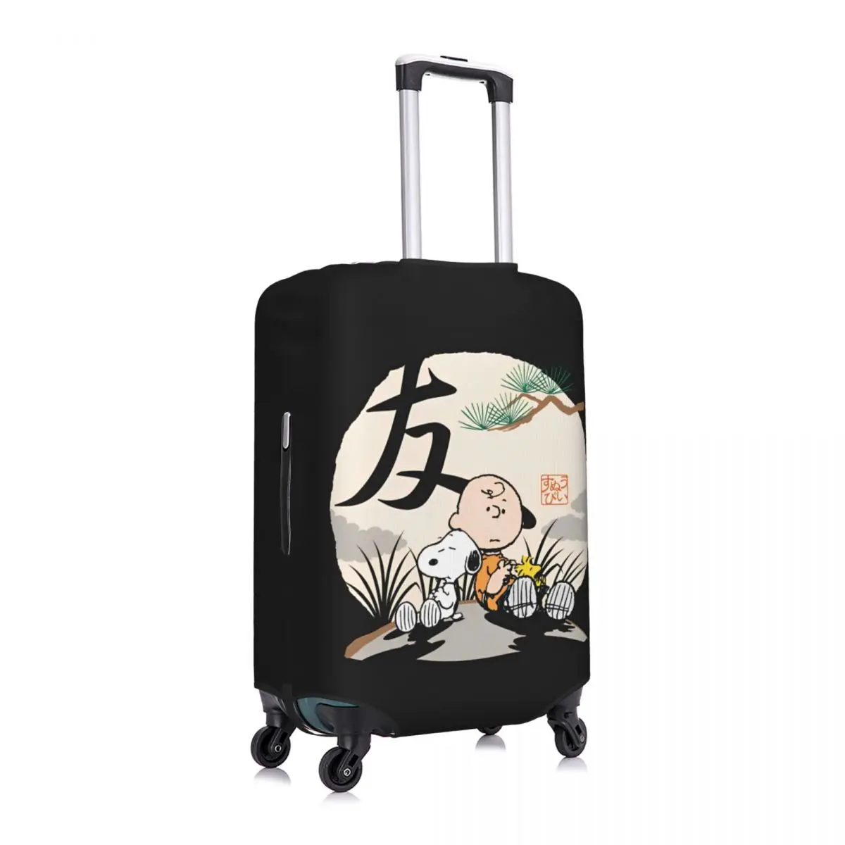 Snoopy Cartoon Anime Print Suitcase Cover Business Protection Flight Practical Luggage Supplies