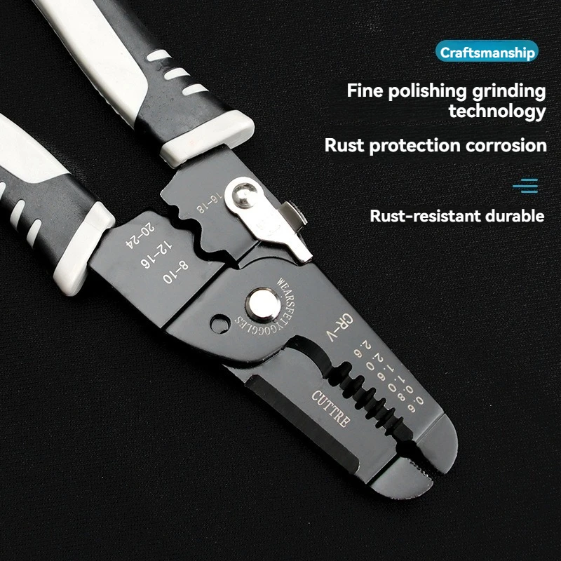 Professional Electrician Tools:Automatically Strip, Cut, Crimp, Weld. Your All-In-One Professional Tool For Efficient Work.