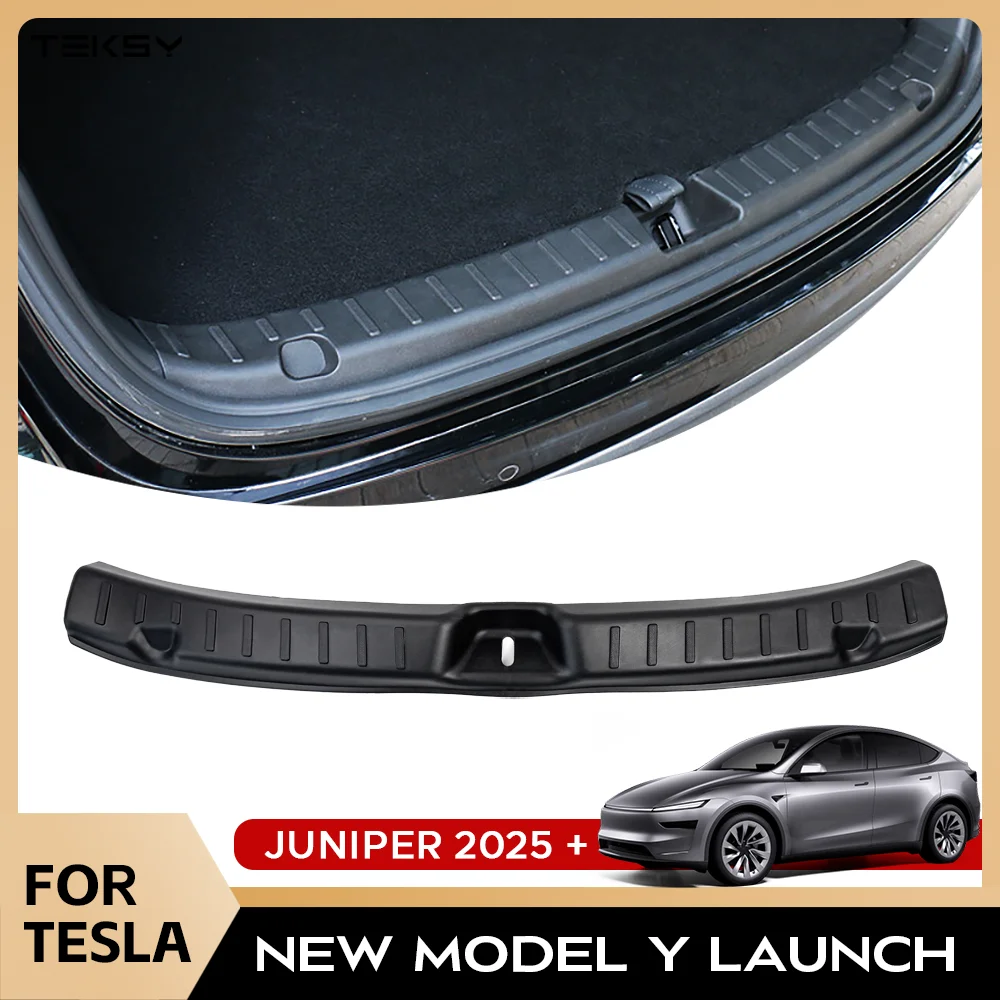 

TPE Trunk Sill Plate Cover for Tesla New Model Y Juniper Launch 2025+ Scratch Protection Accessory