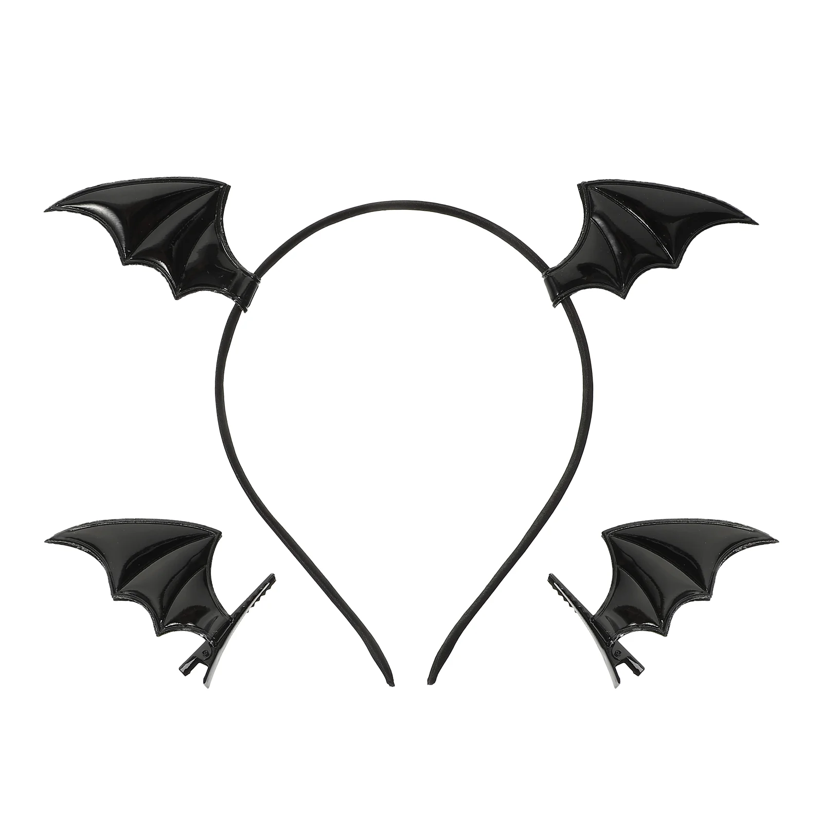 Demon Bat Headband Hair Clip Miss Bulk Bandanas Wing Clips Fabric Halloween Party Decor Kit