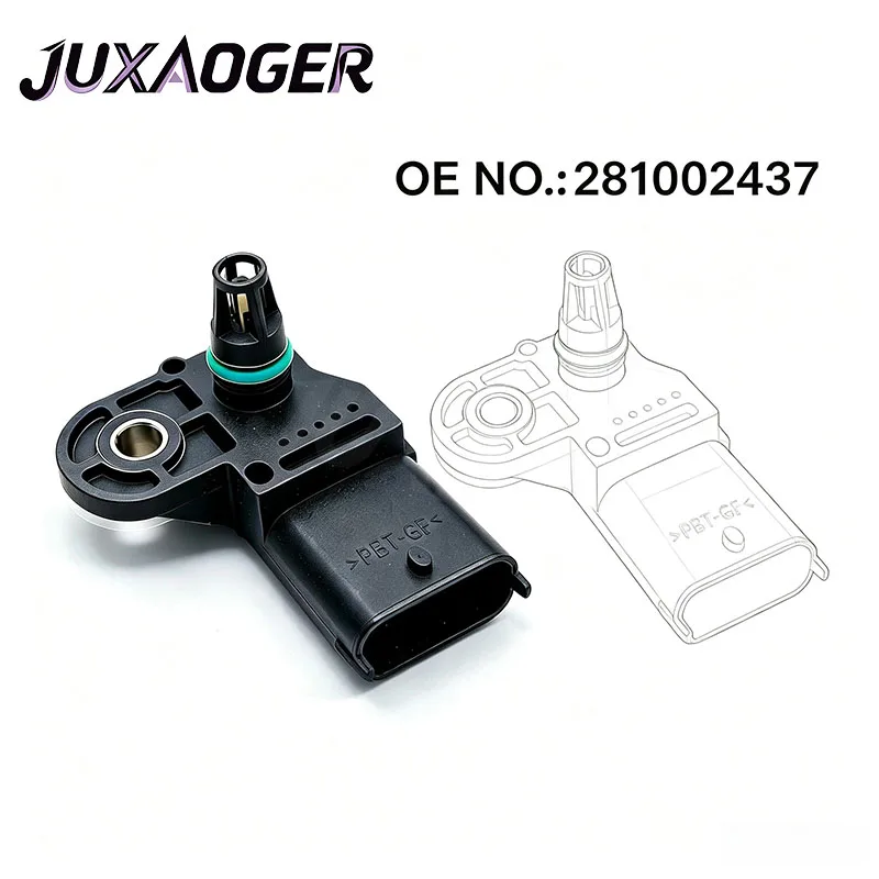 Manifold Absolute Pressure MAP Sensor 0281002437 55568175 For Opel Astra H J Insignia Zafira B C Chevrolet Cruze Orlando 04-15