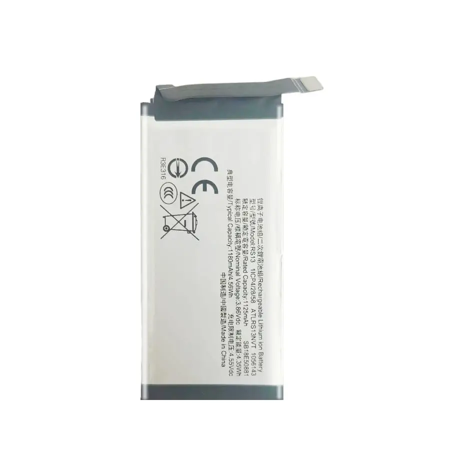 1125mAh For Motorola Moto Razr 60 Ultra RS13 Mobile Phone Battery Long Lasting