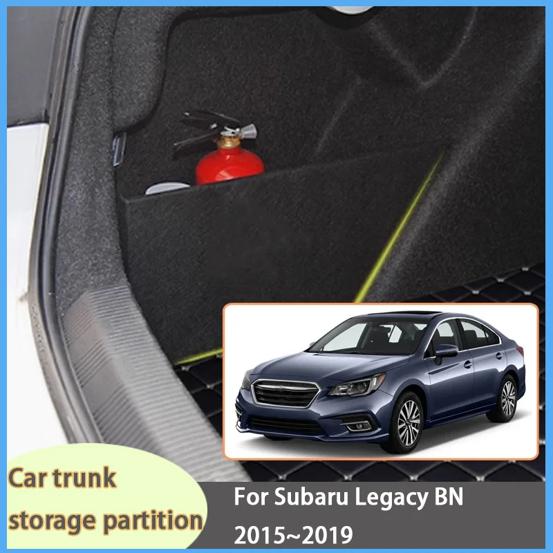 

Для Subaru Legacy BN 2015-2019 (2018, 2017) MK6: Органайзер для багажника, боковая перегородка, внутренний ящик для хранения, запчасти