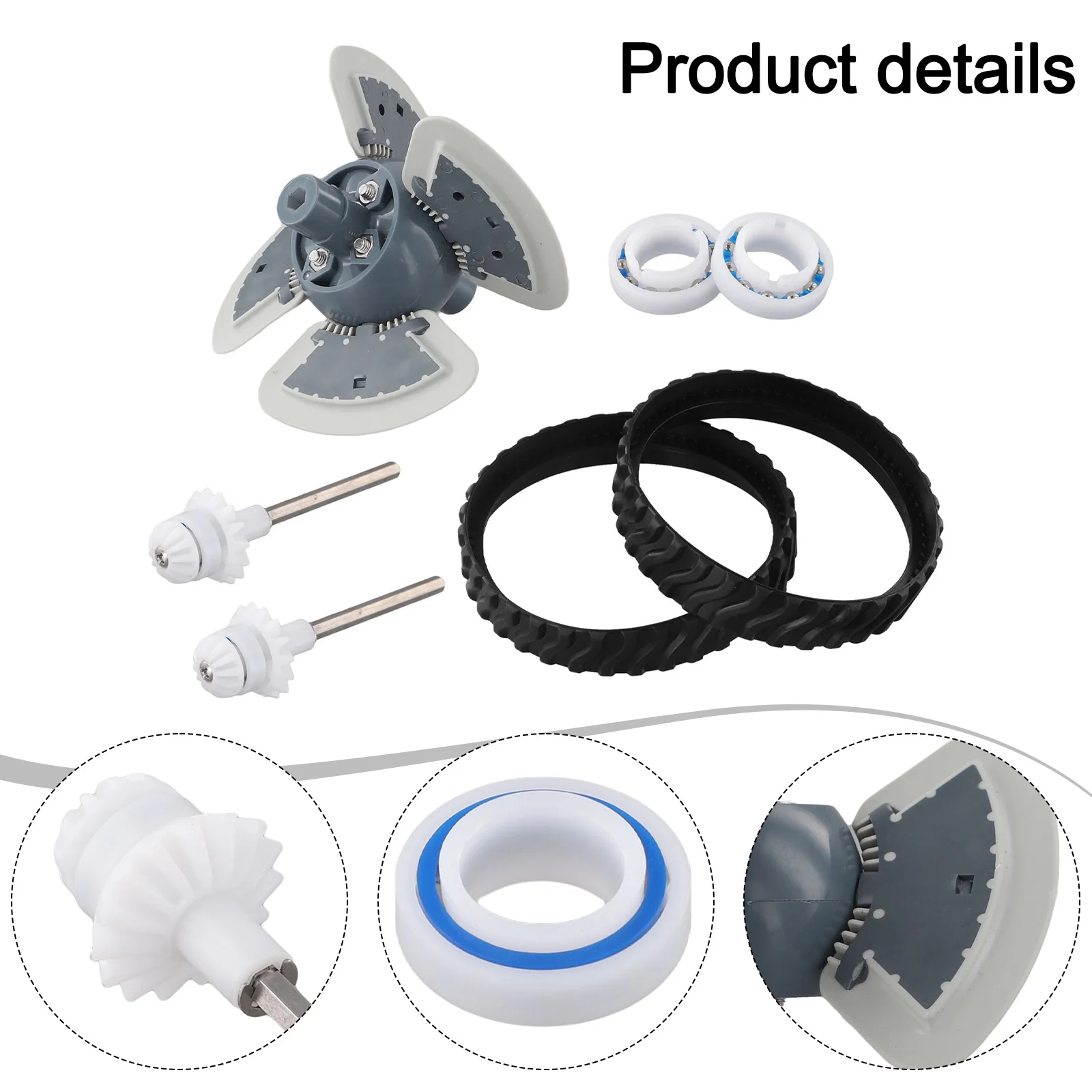 Mejore el rendimiento de su limpiador de piscinas con el kit de ajuste For Zodiac For Baracuda MX8/MX6 que incluye componentes del motor y del eje de transmisión