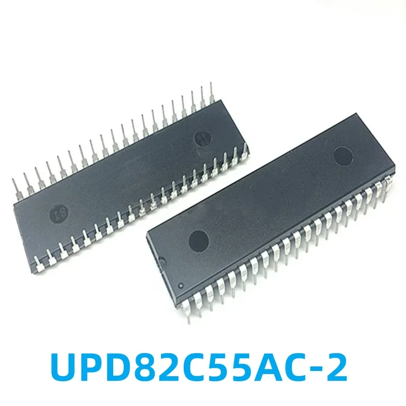 1PCS New 82C55AC-2 Chip UPD82C55AC-2 DIP-40 Single-chip Computer Interface Extended Chip