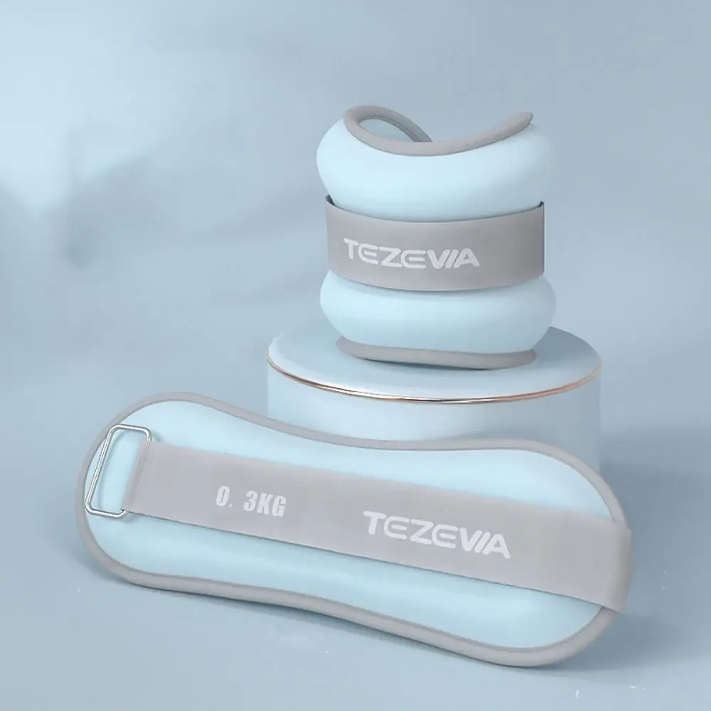 

Пара утяжеленных браслетов для запястий и лодыжек с наполнителем из песка, влагостойких, дышащих, приятных для кожи, для йоги