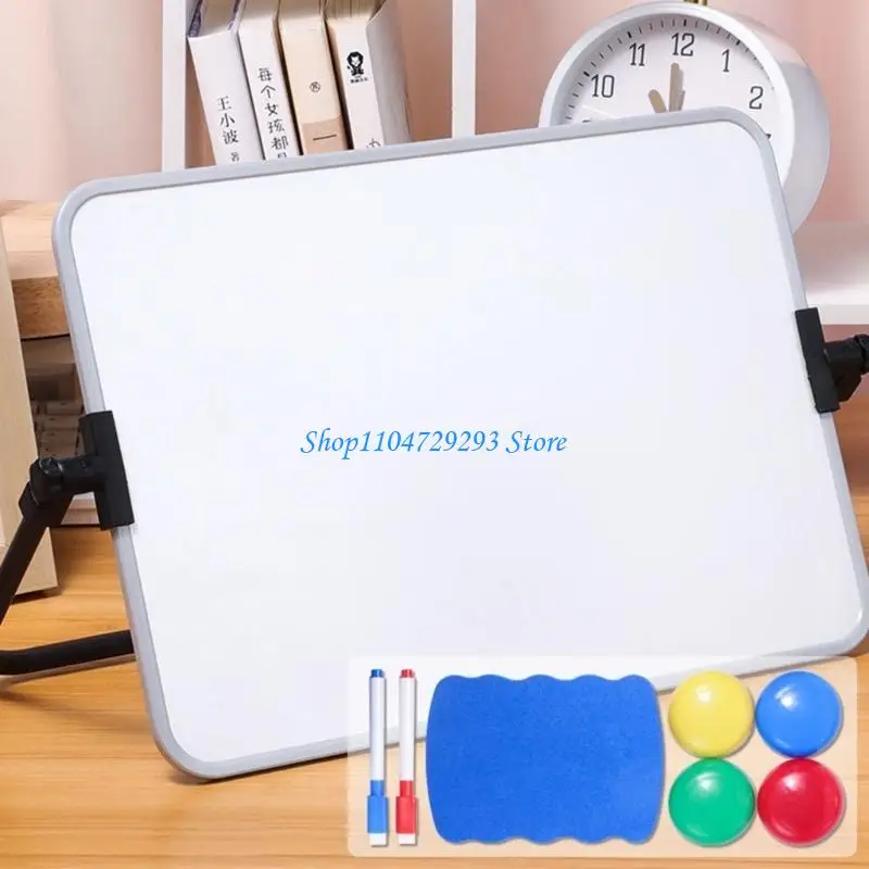 

Y2GD 42x30cm Double Sided Desktop with Pens, Eraser, Magnets