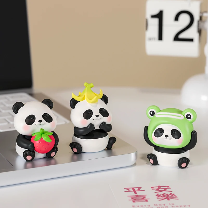 Adorable Panda Desktop Decoration - Mood - Stabilizing Magic for Office Desks, Perfect Gift for Girls