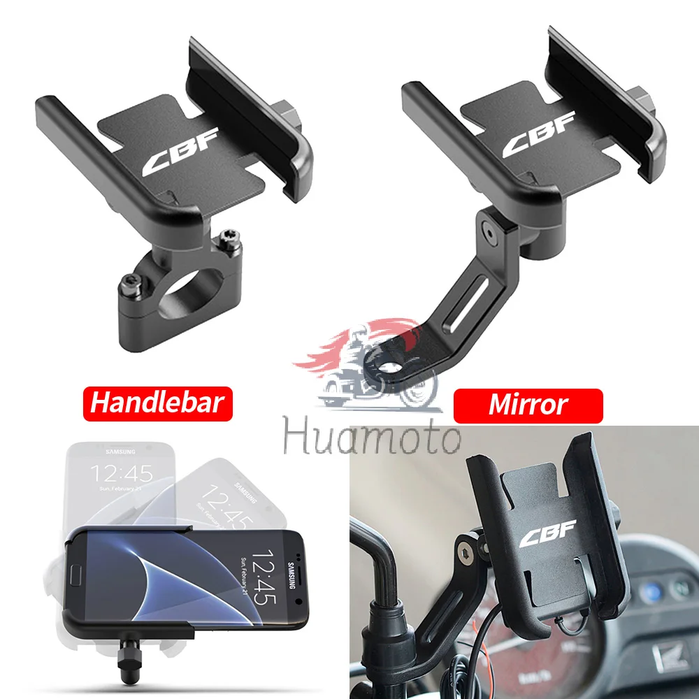 

New For HONDA CBF 125 190 Motorcycle Accessories Handlebar Mobile Phone Holder GPS Stand Bracket Mount Navigation Mount Bracket