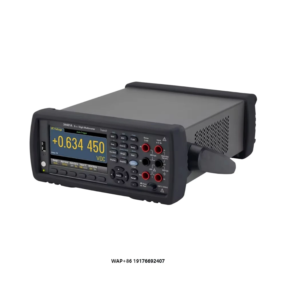 Keysight 34461A 6.5 Digit True RMS Digital Multimeter with High Accuracy 1000V/10A Safety Compliance (CAT I-III)