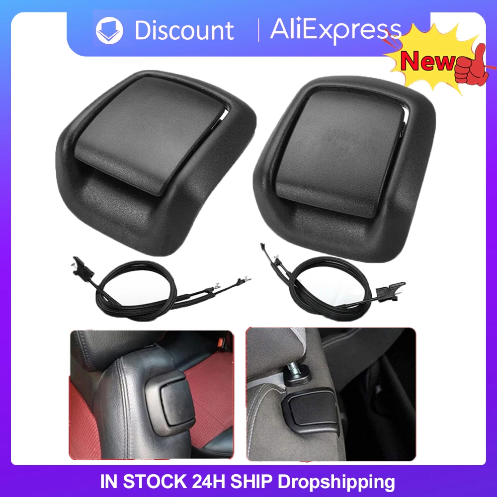 มือจับเอียงที่นั่งด้านซ้าย/ขวา + สายเคเบิล1417521/1417520/1441167/1441166 ABS ด้ามจับควบคุมการเอียงที่นั่งสำหรับ Ford Fiesta MK5 MK6