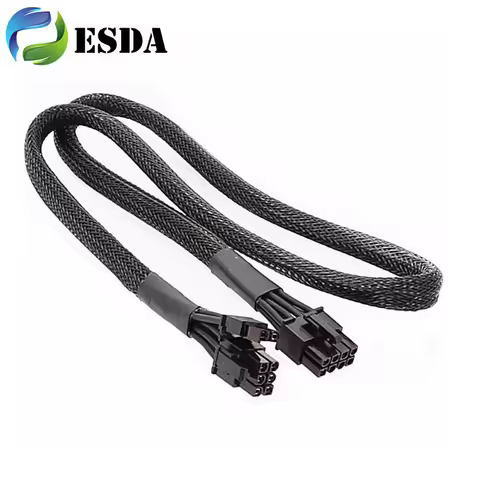 60cm MSI MAG A750GL A850GL A850GL White ATX3.0 PCIE5 Graphic Card GPU 8Pin to 8(6+2)Pin Modular Power Supply Cable