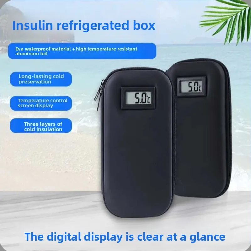 

Diabetic People Portable Insulin Refrigerator Box Travel Outdoor Small Refrigerated Drug Insulation Bag &