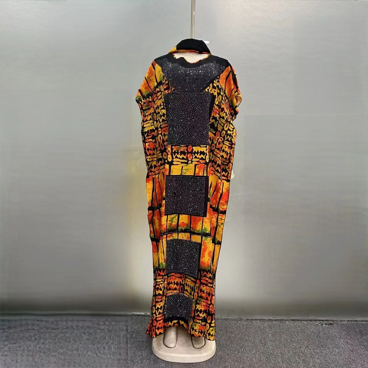 2025年ニューファッションホットダイヤモンドスカーフルーズカジュアルエスニックブブムスリムアフリカサマーアバヤレディースコットンロングスカート