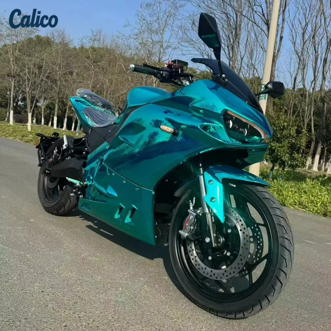 Calico Brand Factory Direct Sales of Electric Motorcycles with Wheels/central Motors,