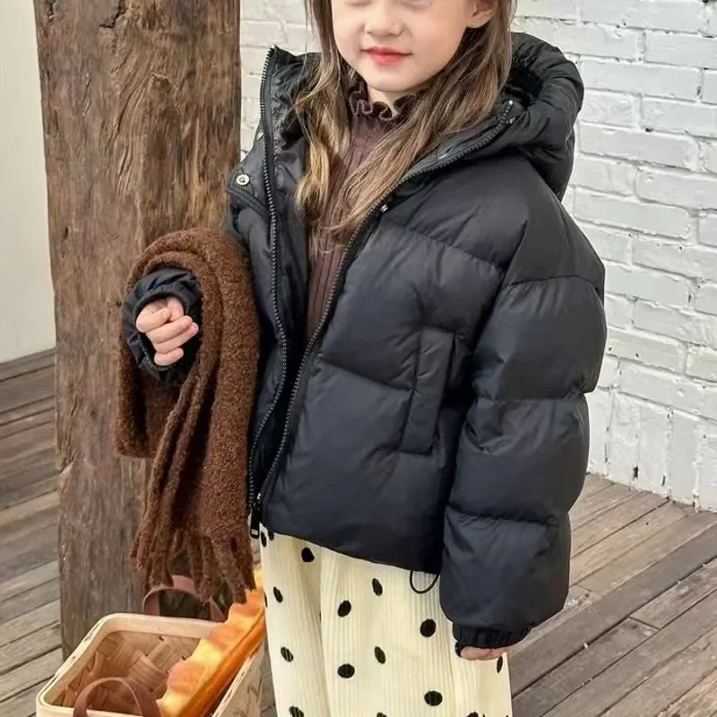 

New Winter Jacket Girls Kids Coat Cotton-padded Outerwear Children Autumn C24-073