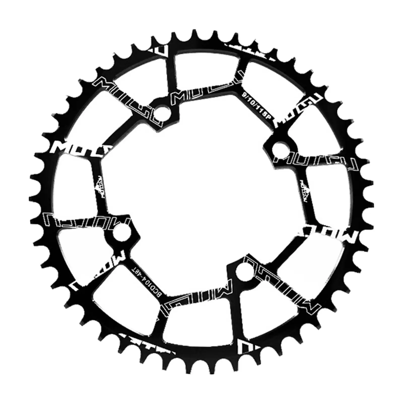 Bike Chainring Single Speed 4-Bolt 104BCD Anti-Drop Chainwheel Chain Wheel