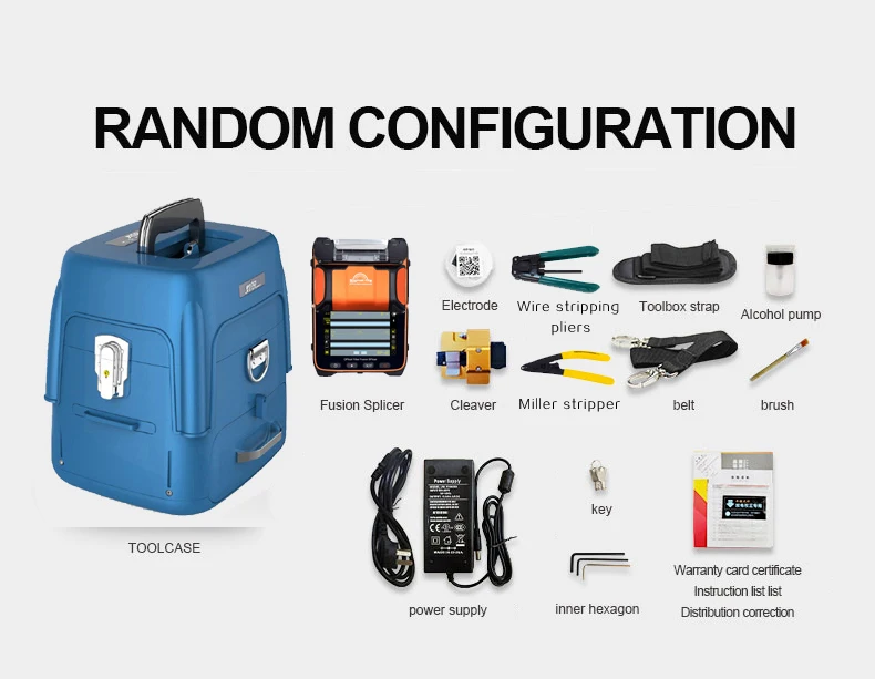 New! AI-9 AI-6C AI-6C+ AI-6A AI-10A Automatic Six Motors FTTH Fiber Optic Splicing Machine Optical Fiber Fusion Splicer