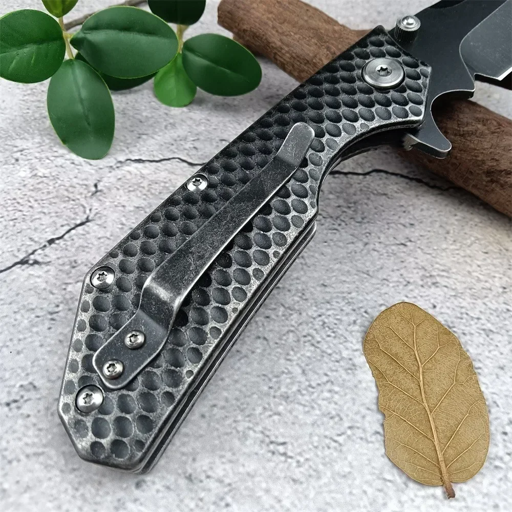 Tactical Strider SMF Folding Knife 7Cr13mov Drop Point Blade 420 Steel Handle Pocket Camping Hunting Knives Survival EDC Tool