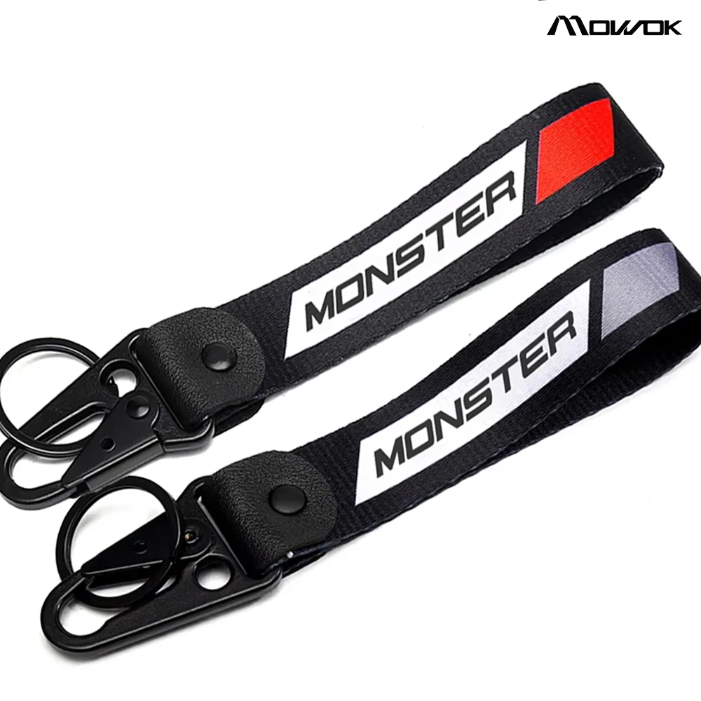 For Ducati Monster 796 795 821 696 695 600 620 400 950 937 1200 1200s 1100 monster821 Motorcycle Accessories Key ring Keychain