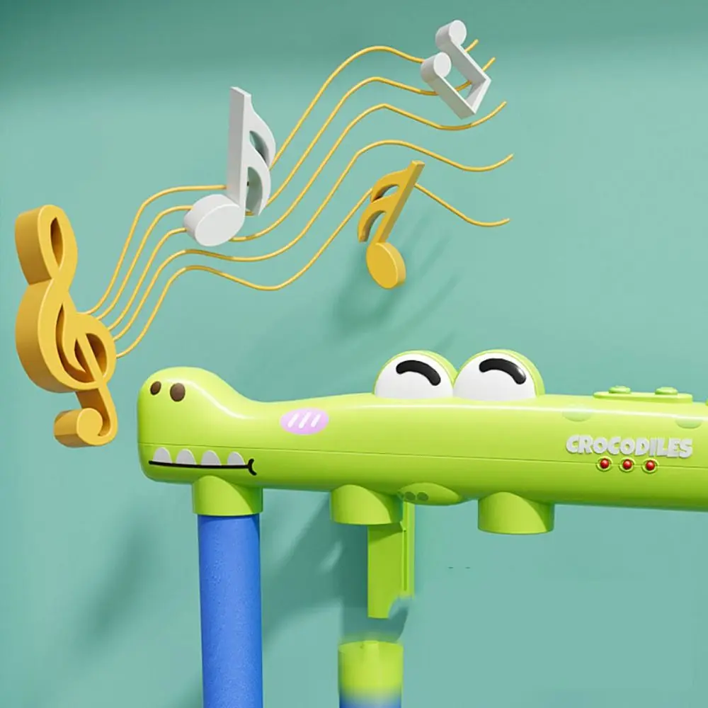 

Crocodile Challenge Falling Sticks Game Quick Reaction Parent-Child Catching Sticks Sensory USB Rechargeable Interactive