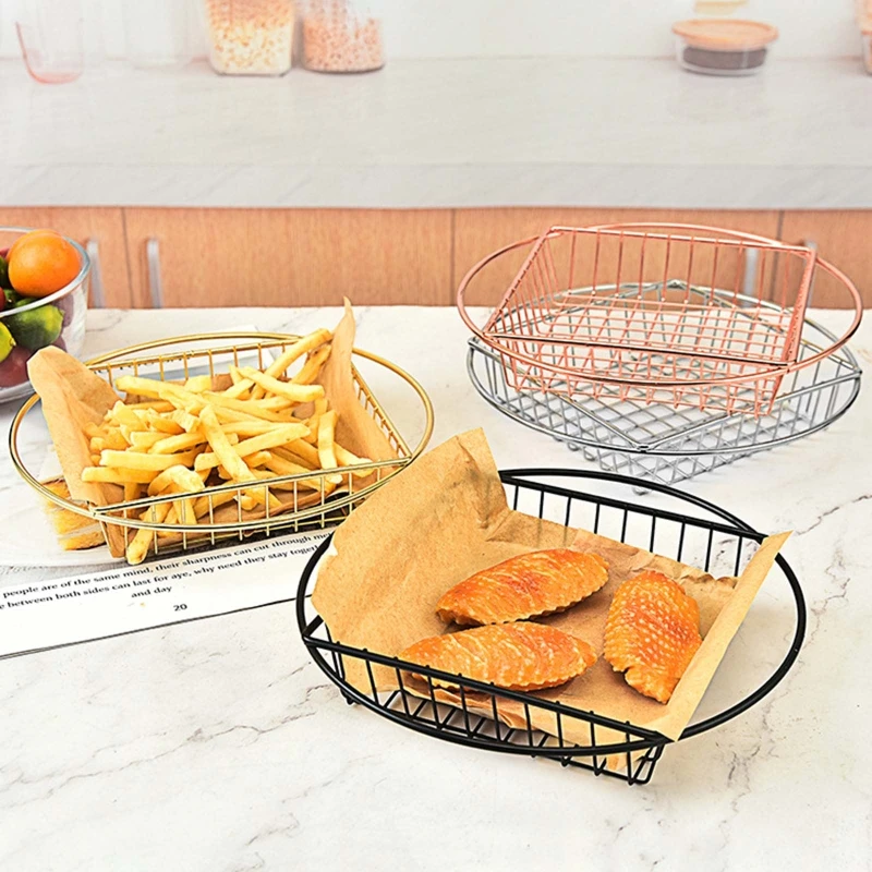 Cesta francesa para freír aperitivos, colador de malla para patatas fritas, contenedor para patatas fritas, cubeta para alimentos, vajilla, herramienta de cocina