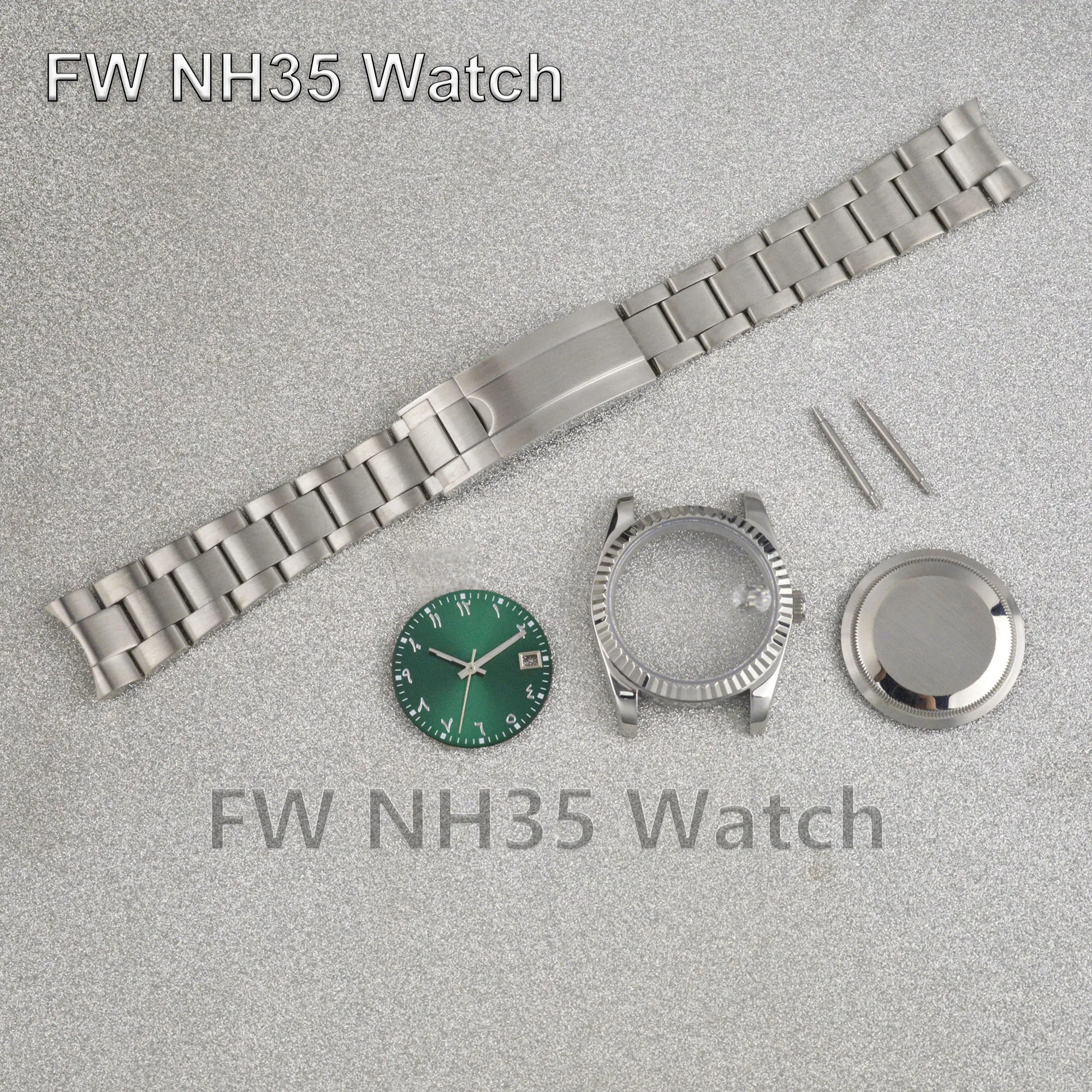 36mm/39mm NH35 Case for Datejust Series Watches Sapphire Glass Stainless Steel Case fit NH34/35/36 Movement modification Parts