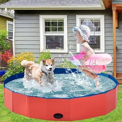 Dog Swimming Pool Foldable Pet Bath Swimming Tub Bathtub Pet Collapsible Bathing Pool for Dogs Cats Kids Big Size Bathing Pool