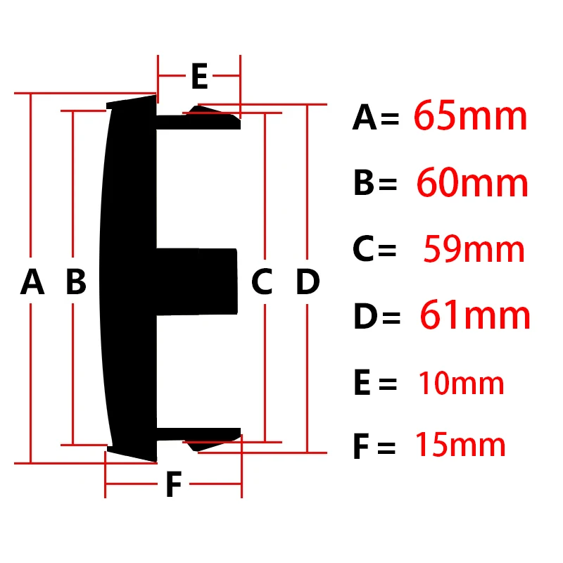 4Pcs 65mm Wheel Center Cap Wheels Tyre Car Wheel Center Cap Set Vehicles Cover Practical Durable High Quality Auto Accessories