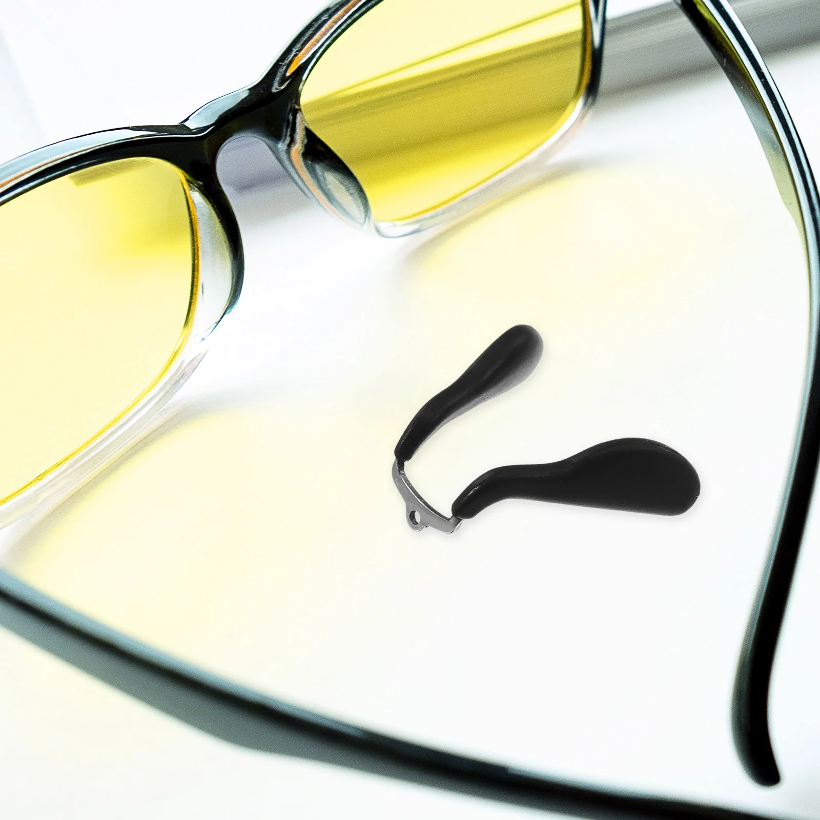 

2Pcs Flexible Nose Pads for Glasses Anti-Skid Eyeglass Nose Cushions Soft Silicone Replacement Pads Comfortable Long-Lasting Use