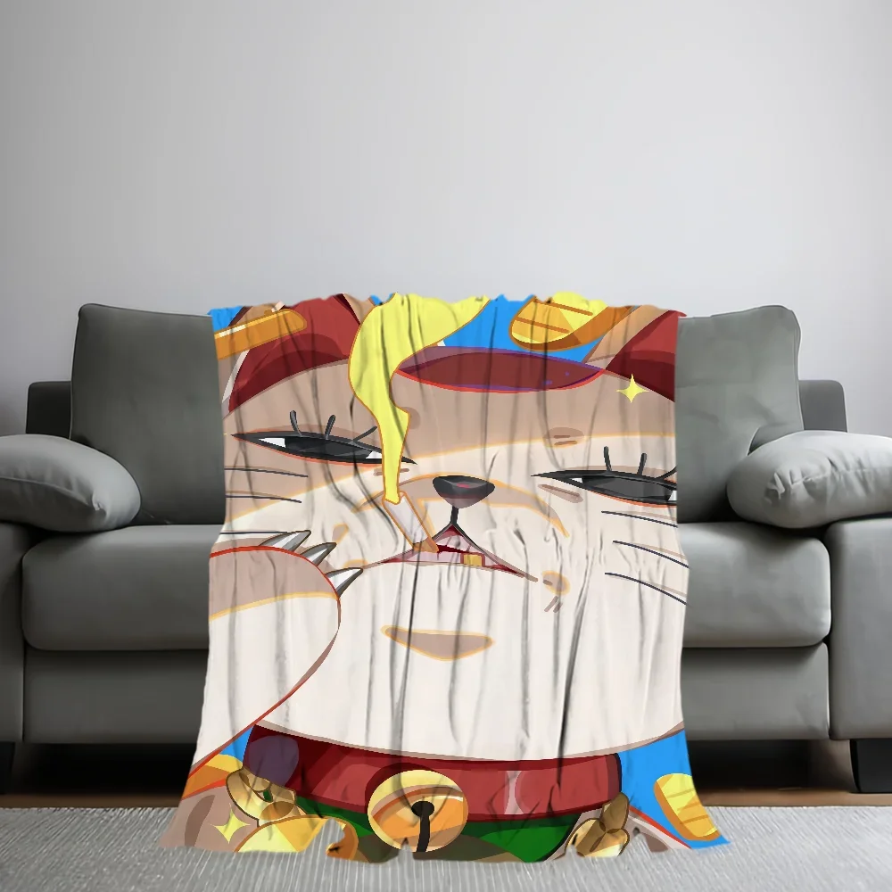 

Cozy Warm Soft Plush Throw Blanket for Sofa Living Room Office Bedroom Cartoon Travel Anime TTurbo Flannel Gift