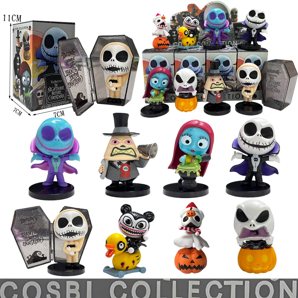

The Nightmare Before Christmas Blind Box Hot Figures Jack Sally Cosbi Collectible Figurine Doll Friend Birthday/Christmas Gifts