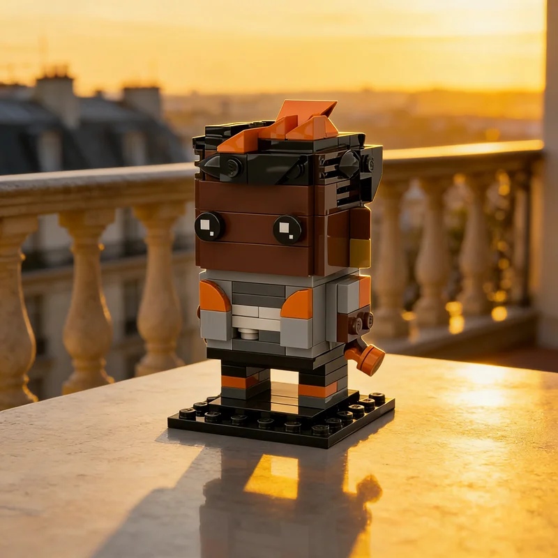 

116pcs MOC Phoenix Brickheadz Model Building Blocks Assemble DIY Christmas Gift Construction Creative Toy Idea Brick Education