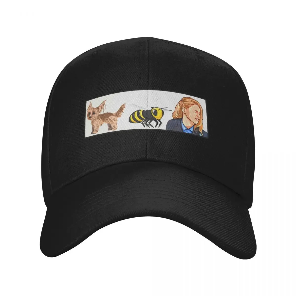 My dog stepped on a bee funny amber dep mega pint court trial lawyer Baseball Cap Hat Man For The Sun Men's Hats Women's