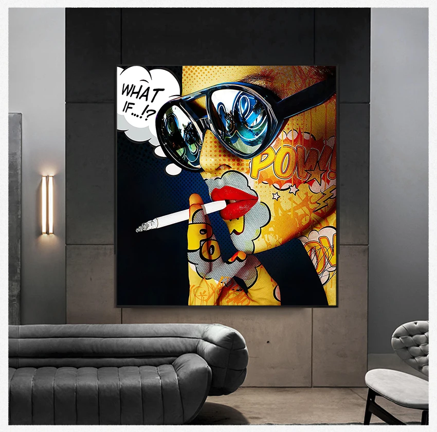 Posters And Prints Wall Pictures For Living Room 50x50cm MU TU Wall Art monika nowak Game Equipment Painting