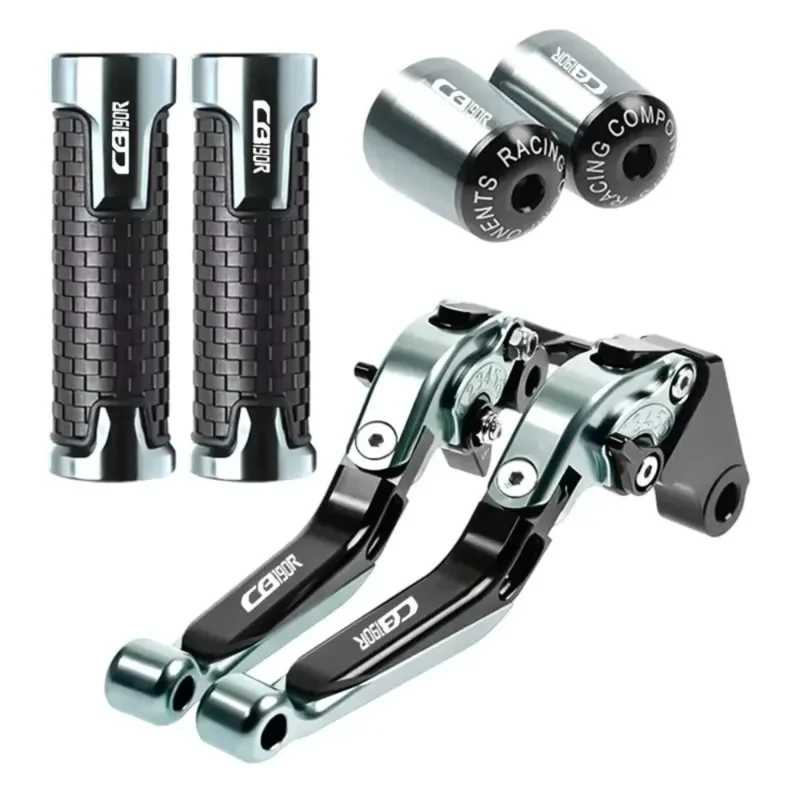 

For Honda CB 190R 2016 CB190R 2017 CNC Aluminum Motorcycle Brake Clutch Levers Handlebar Grips Ends
