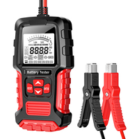 FOXSUR FBT-300 12V 24V Car Battery Tester LCD Digital Smart Battery Analyzer for Car Truck Motorcycle Boat Voltage Test Tool