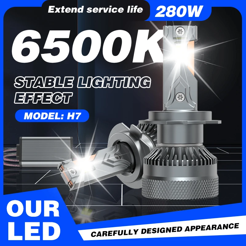 

H7 H4 H1 H11 Светодиодные фары 70000Lm Canbus 6500K 9005 Hb3 9006 9012 H8 H9 9003 H18 Автомобильные светодиодные фары Авто противотуманные фары 12 В