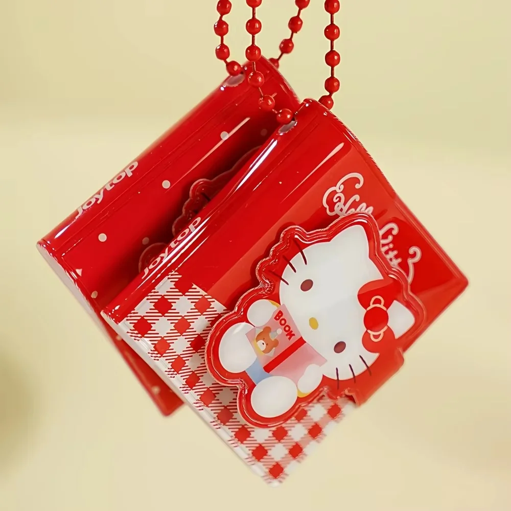 Mini Sanrio Hello Kitty Notebook Kawaii KT Cat Portable Pocket Notepad Planner Pendents Stationery Supplies