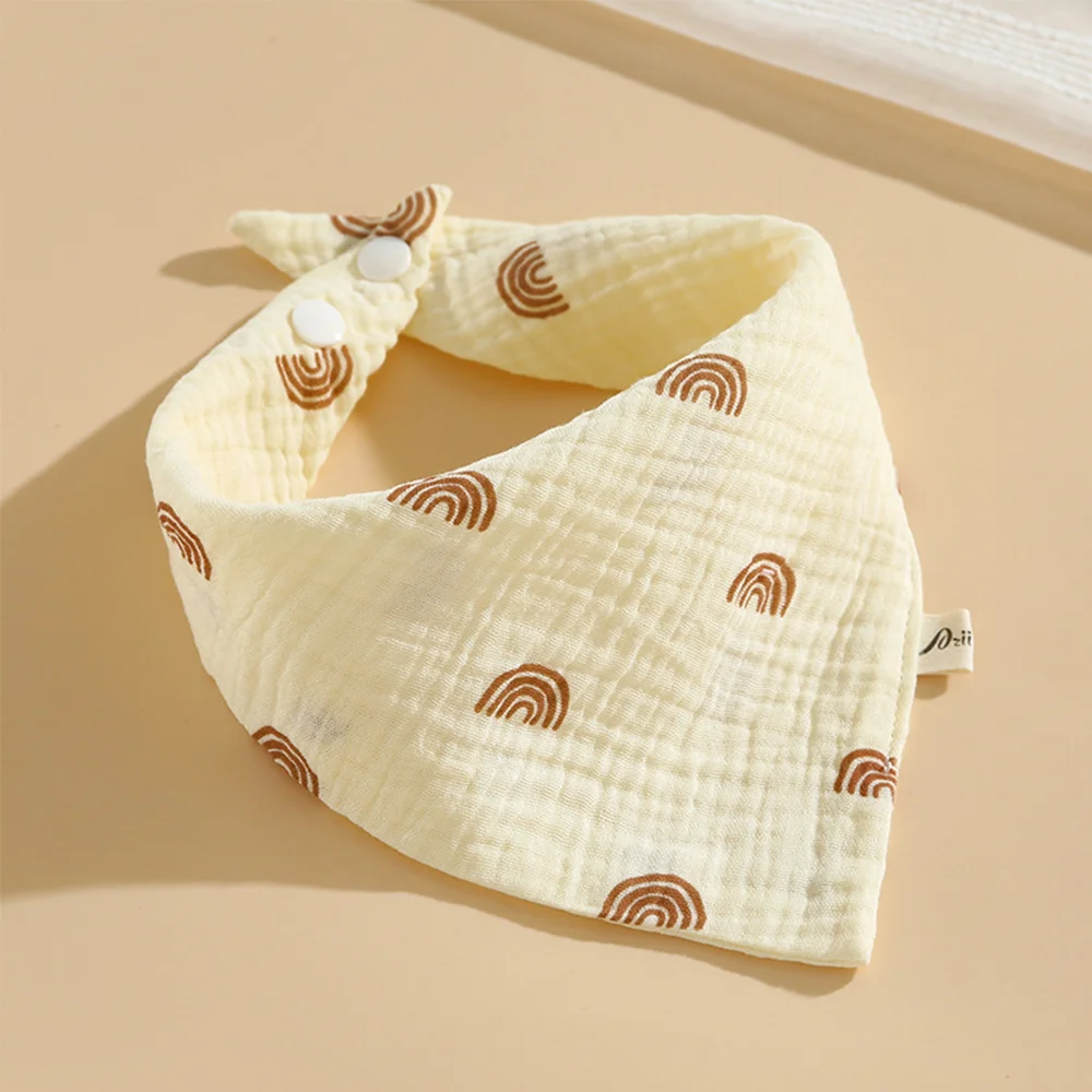 3PC Baby Cotton Soft Soothe Appease Square Towels Infant Color matching Bandana Handkerchief Muslin Burp Cloths Feeding Bibs