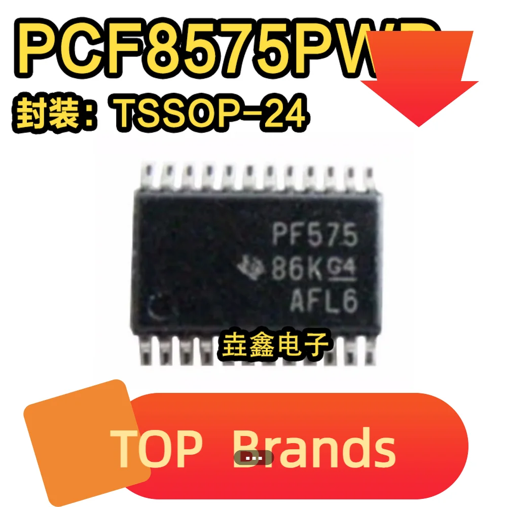 10PCS PCF8575 PCF8575PWR -I/O PF575 TSSOP24 IC Chipset NEW Original