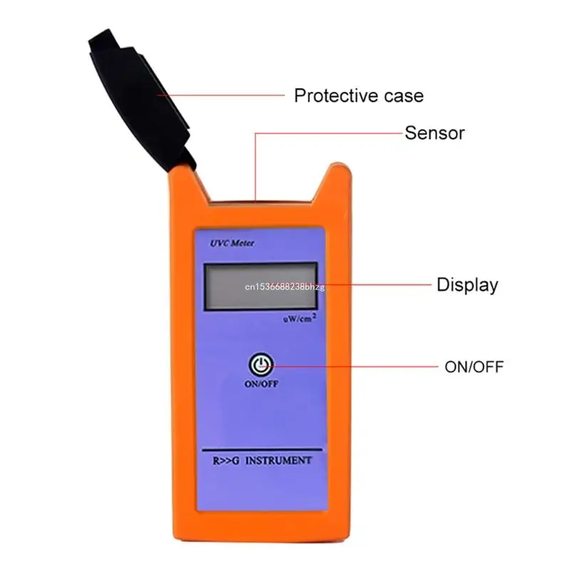 Reptil RGM-UVC with UV Radiation Meter Irradiance Meter High UV Lighting Measuring Tool UVC Dropship