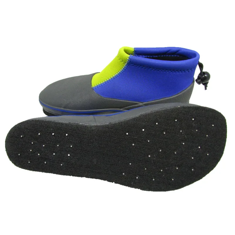 Fly Fishing Aqua Underwater Shoes Rock Wading Shoes Felt Sole Boots No-slip Fabric and Elastic Rubber Hunting Shoes