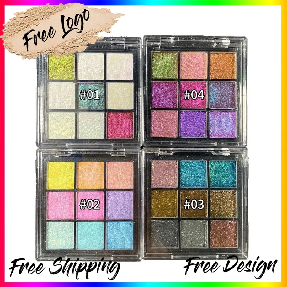 

Private Label 9 Color Chameleon Eyeshadow Palette Vegan Makeup Wholesale Custom Logo Cruelty Free Long Lasting