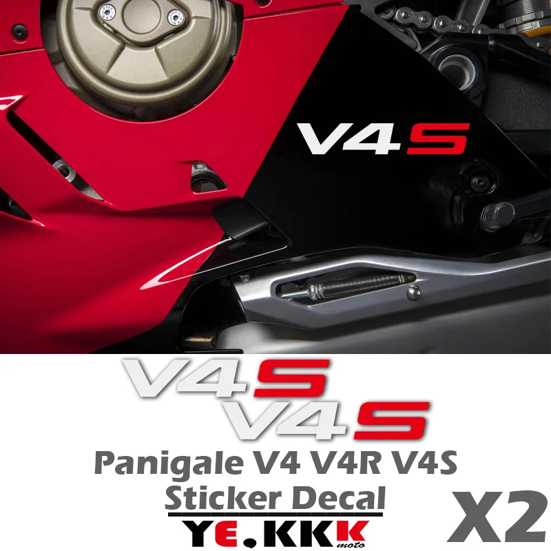 Engine Fairing Protection Sticker V4R V4S LOGO Decal Sticker Custom Color Hollow Out For Ducati  Panigale V4 2020 V4s V4r V4sp