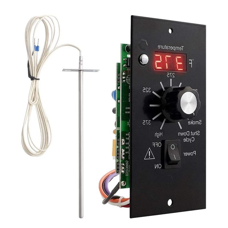 AA81-Digital Thermostat Kit For Traeger Pellet Grills- Replacement Control Panel With LED Display Thermometer Pro Controller